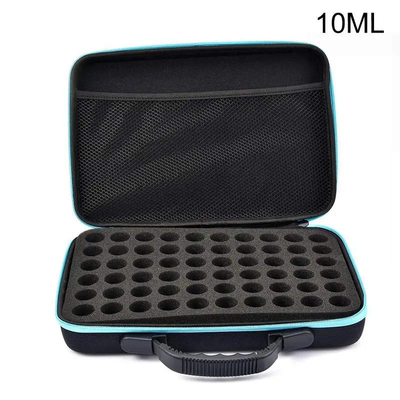 60 Compartments Essential Oil Storage Bag 10/15ml Makeup Organizer Foldable Eco-friendly Storage Box EVA Household Supplies