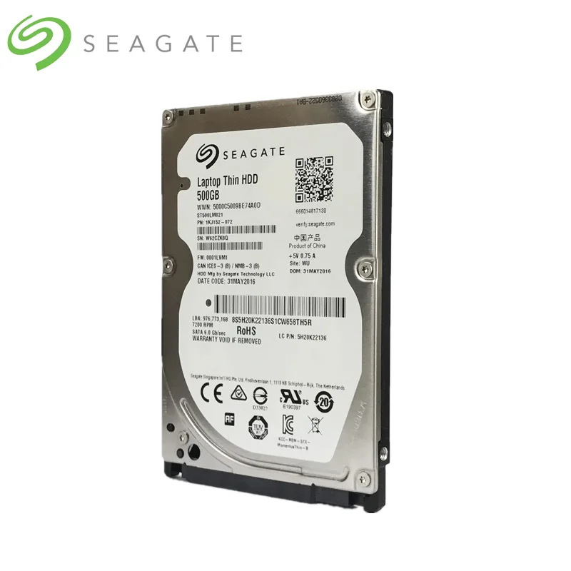 Жесткий диск для ноутбука Seagate 500 Гб 7200 об/мин 2 5 дюйма внутренний HDD HD жесткий SATA III
