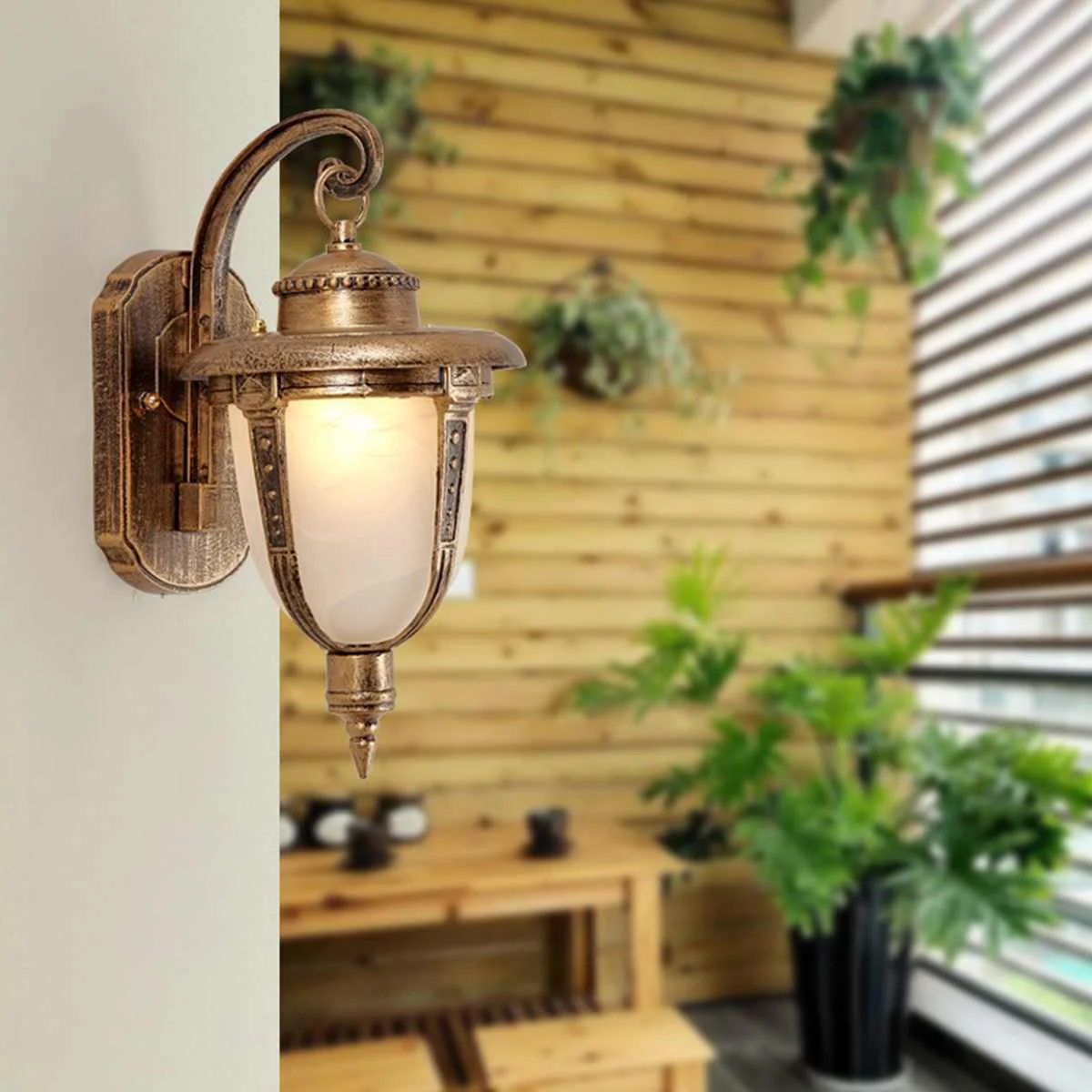 

Vintage Garden Exterior Vintage Outdoor Hanging Lantern Pendant Light Garden Porch Home Hallway Garage Lamp