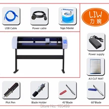 1350 мм виниловый резак имеет встроенный камера режущий плоттер 48 дюймов контурная резка