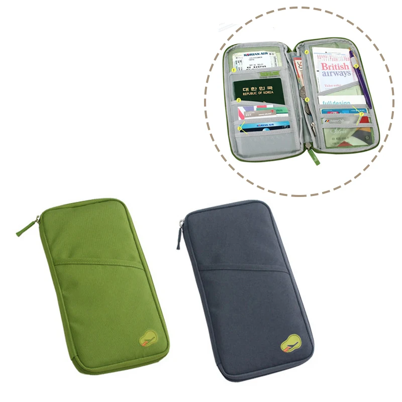 

2019 New Passport Travel Wallet Passport Holder Multi-Function Credit Card Package Document Multi-Card Storage Pack Clutch Bag