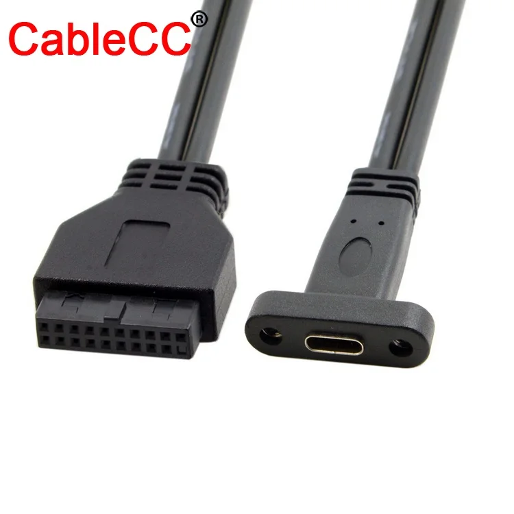 Cydz-USB 3.1タイプCメス-USB USB-C,PC用19ピンヘッダーケーブル,高品質40cm,高品質,qualitycc,3.0  Aliexpress