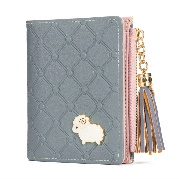 

Women Girl Leather Purse Card Holder Wallet Clutch Zip Small Change Coin Key Bag