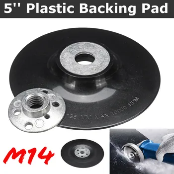 

1PC 5 inch 125mm M14 Thread Backing Pad for Sander Polishing Machine Sanding Disc angle Grinder Polisher