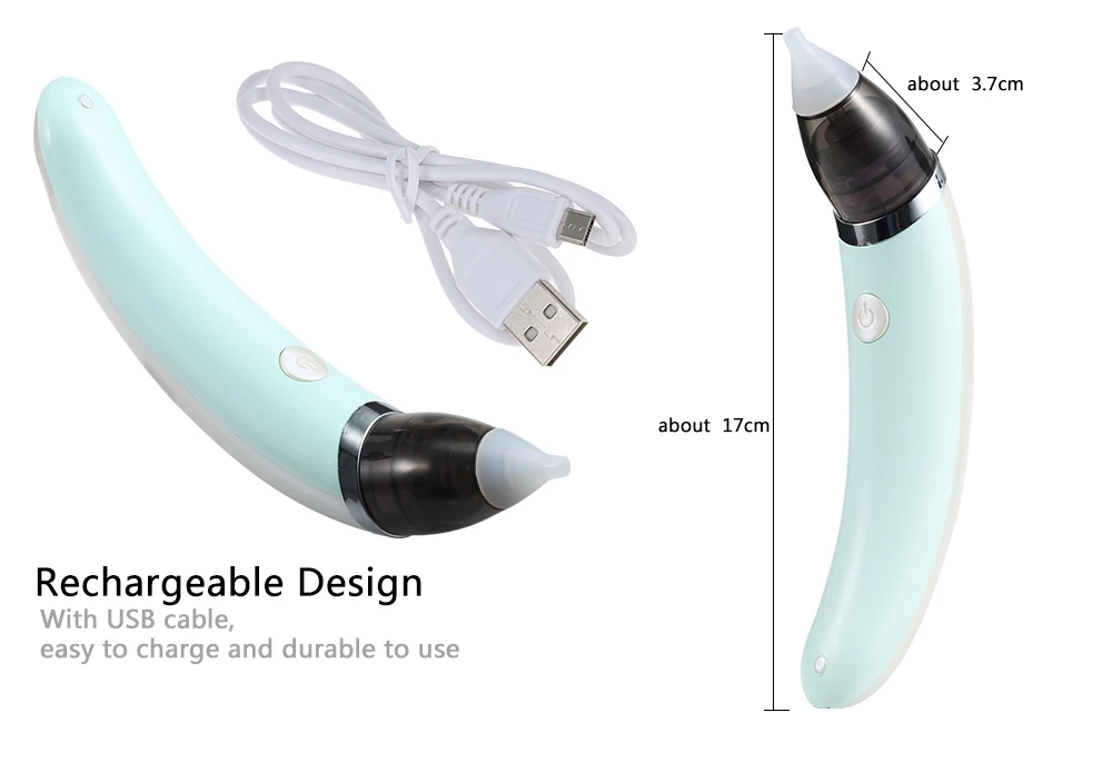 Tanie Dziecko elektryczny aspirator do nosa nos Snot Cleaner ssania dla noworodka maluch regulowany elektryczny aspirator do nosa dla dziecka