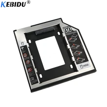 KEBIDU 9,5 мм новейший SATA на SATA 2nd HDD Caddy SSD корпус жесткого диска отсек для ноутбука ODD Optibay CD-Rom