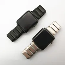 AKGLEADER новейший твердый Металлический Стальной ремешок для Apple Watch серии 4 3 2 1 iWatch высокого качества