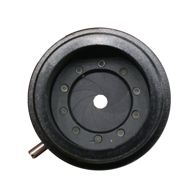 Inner Outer C-mount Thread Adapter with 1-12mm Amplifying Diameter Zoom Optical Iris Diaphragm Aperture Condenser Photography