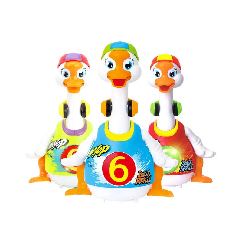 

HUILE 828 Swing Goose with Caster Talking Dancing Goose Animal Touch Electric Toy