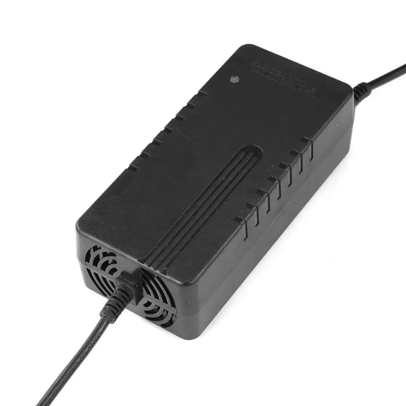 Clearance Li-ion LiPo Plastic Shell DC Head 36V/48V 2A Lithium Battery Charger for Electric Bicycle Black 5