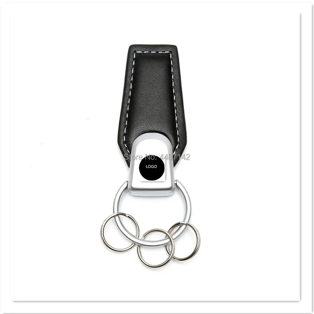 Автомобильный Стайлинг кожаный ремень хромированное кольцо для ключей брелок для BMW M Tech M Sport M3 M5 X1 X3 E46 E39 E60 F30 E90 F10 F30 E36
