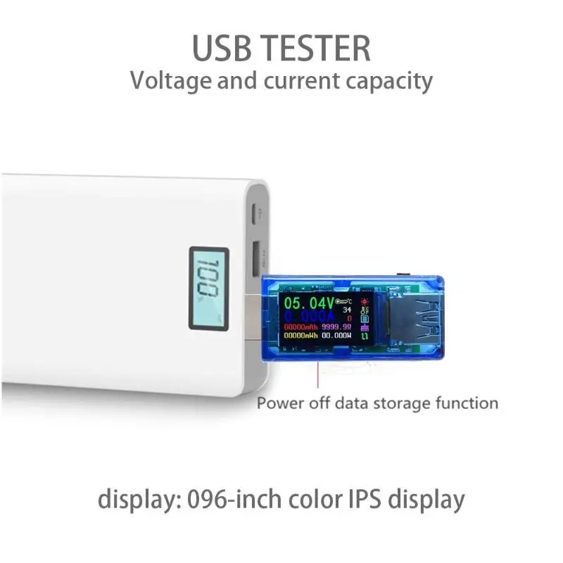 Тестер USB 3 0 IPS HD цветной экран вольтметр мощности напряжение тока