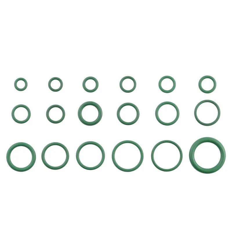 270 шт резиновое уплотнительное кольцо прокладка зеленые метрические уплотнительные кольцевые уплотнители нитрил кондиционер уплотнительная прокладка кольцо комплект