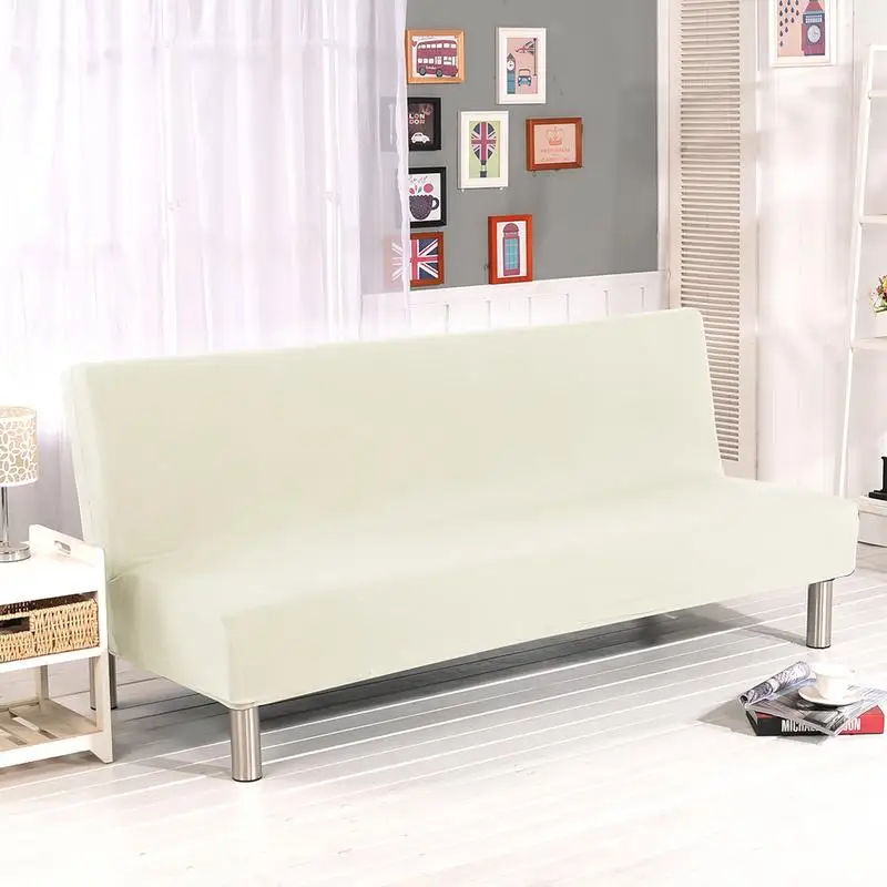 

Slipcover divano Without Armrests Solid Color All-inclusive Folding Stretch Sofa Bed Sofa Tight All-inclusive Cover Protector