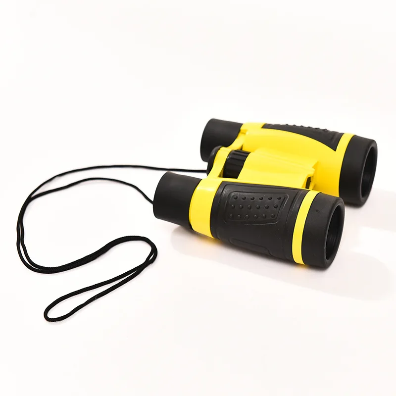 الأطفال تلسكوب في الهواء الطلق المنتجات عالية الوضوح الكرتون المحمولة طالب الأطفال الحفل تليسكوب مزود بمنظار ثنائي 5*30