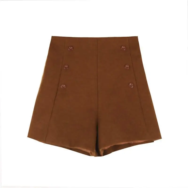 Высокая Талия Mujer женские Szorty брюки Feminino Стиль шорты Invierno корейские шерстяные