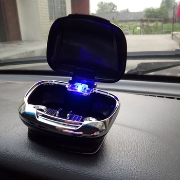 

Car Ashtray Practical Portable Smokeless Ash Tray Smoke Holder Exquisite Durable Self-adhesive Cigarette Holder Ashtray
