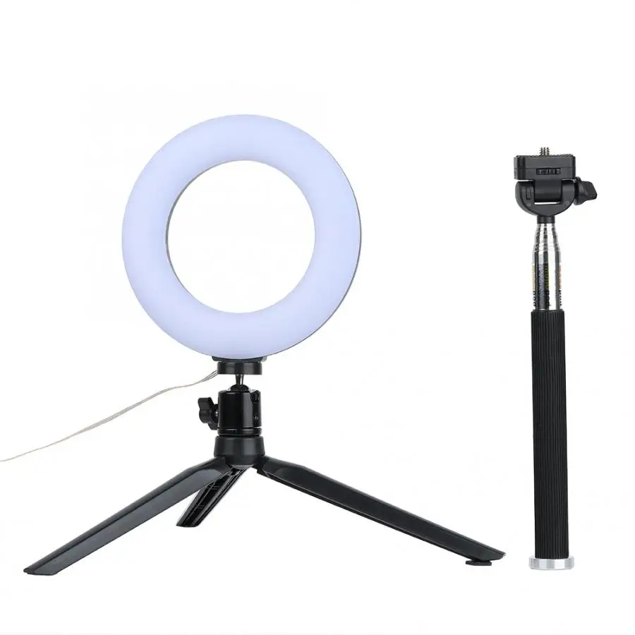 6 дюймов кольцо света затемнения светодиодный заполняющий свет с подставкой для видео Live камера макияж зеркало огни