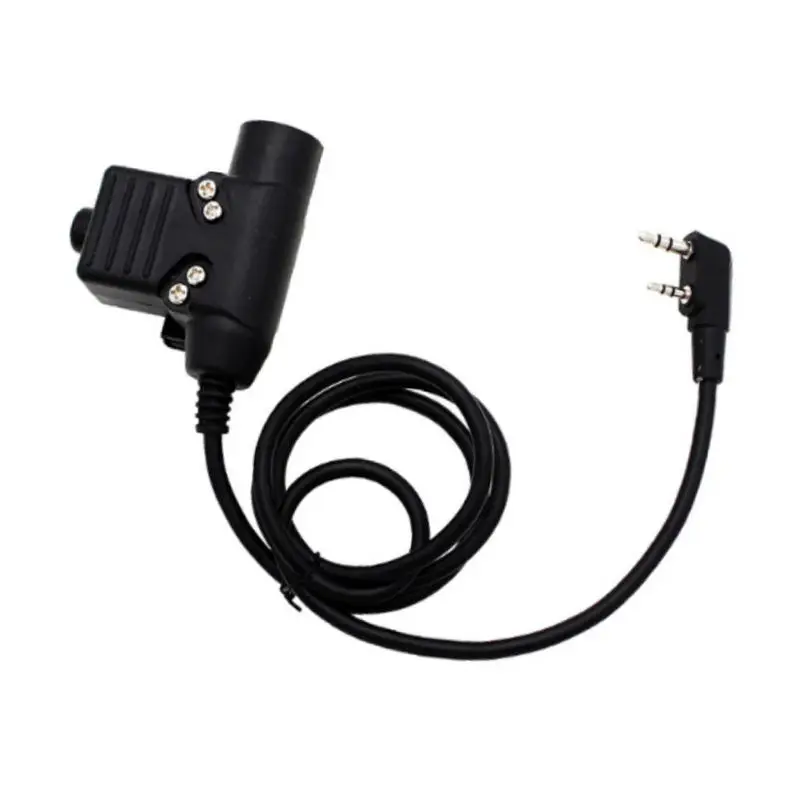 Тактика уха костный вибратор снижение шума наушник с U94 Ptt для Baofeng Uv5r 6r Kenwood Tk3107 Tyt