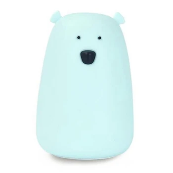 

ABS Night Light Bedside Lamp Bear Color Light Children Cute Night Lamp Bedroom Kid Light Gift