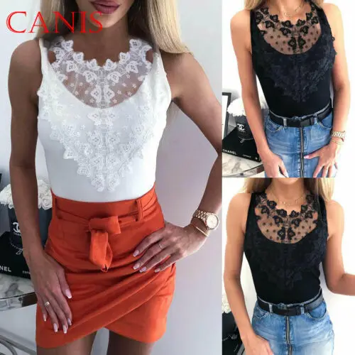 

2019 pulled vest inner not drop down sleeveless Loose Camisole Casual V-Neck Tank Tops Blouse