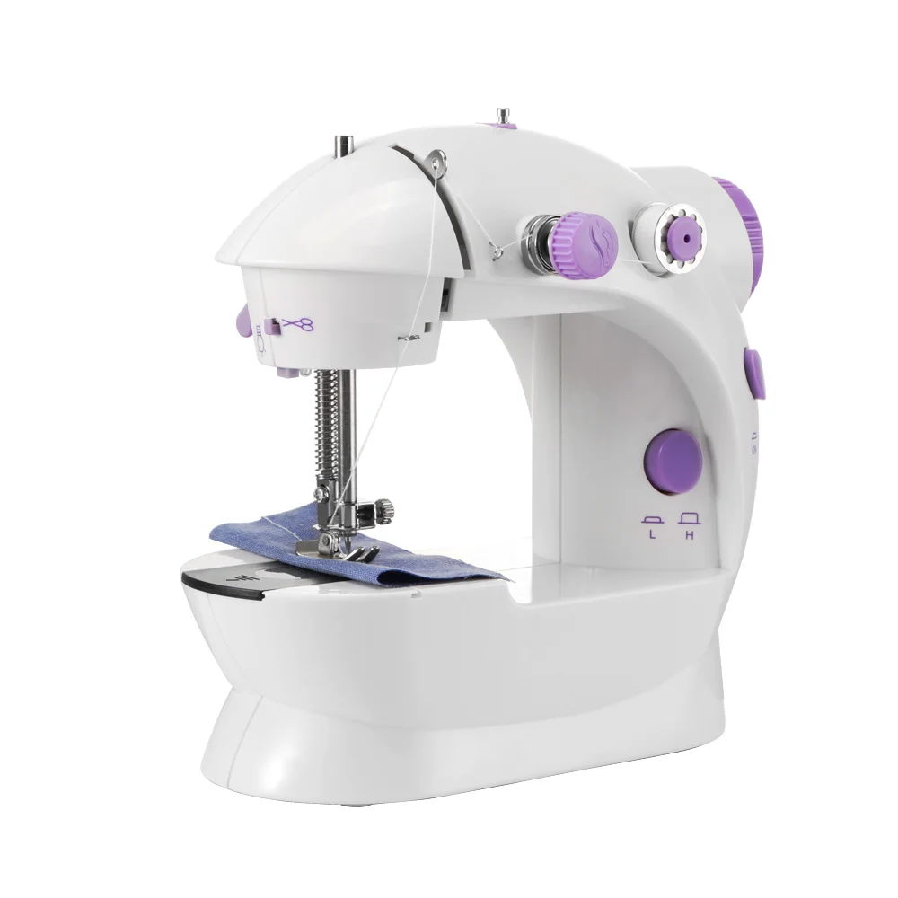 

Houkiper Electric Sewing Machine 2-Speed Tailor Small House Sewing Machine Multifunction Automatic Tread Rewind Sewing Machine