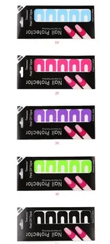 

Hot 1000pcs U-shape Nail Form Guide Sticker Nail Polish Varnish Protector Stickers Manicure Tool Spill-proof Finger Cover