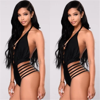 

Swimwear Cut out Swimsuits Bodysuit Sexy Women Summer Bathing Suits 2019 Hollow Out Monokini Swimming Suit for Women