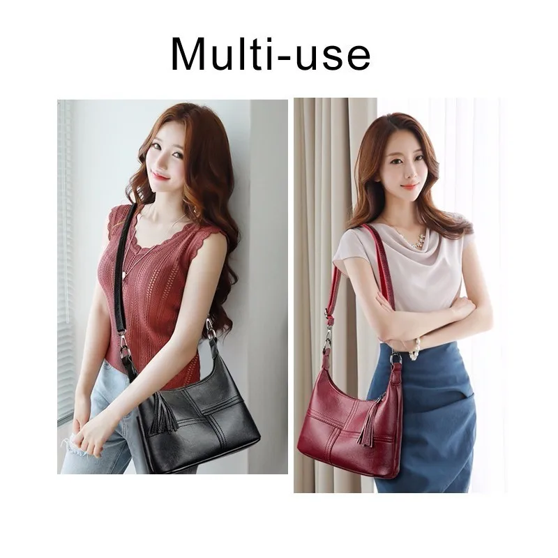 هيرالد الأزياء النساء الكتف Crossbody حقيبة مع شرابة الإناث عارضة كبيرة اليد عالية الجودة جلدية السيدات الأفاق حقيبة ساعي هيرالد الأزياء النساء الكتف Crossbody حقيبة مع شرابة الإناث عارضة كبيرة اليد عالية الجودة جلدية السيدات الأفاق حقيبة ساعي