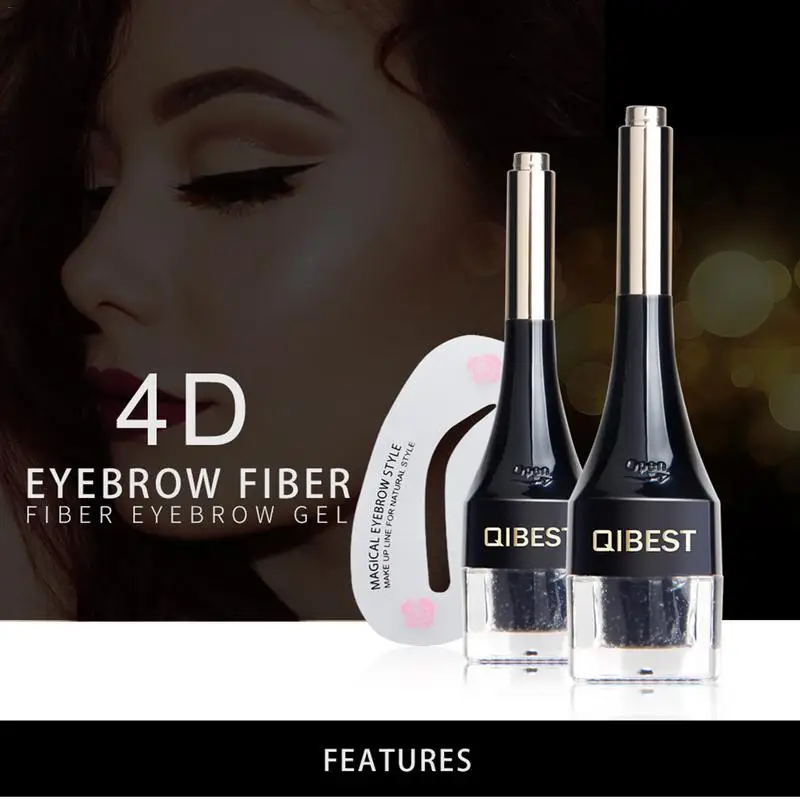 Eyebrow Fiber Cream Waterproof Makeup Natural Sweatproof Lasting Cosmetic Beauty Products Tools | Красота и здоровье