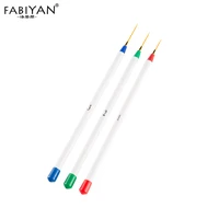 Wholesale 3pcs Tiny Tips Paint Liner Drawing Painting Pen Brush Acrylic Nail Art Manicure Detailed Design Tool Set 2