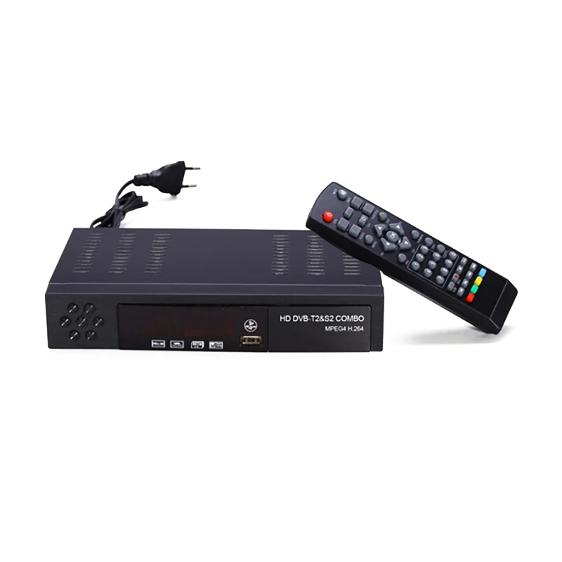 TTKK Eu Plug цифровой наземный спутниковый ТВ приемник Dvb T2 S2 комбо приставка 1080P видео