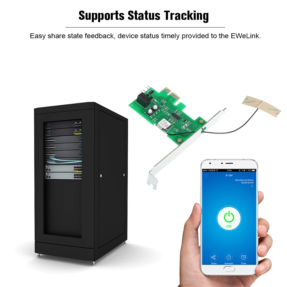 EWeLink Mini PCI e Настольный ПК Пульт дистанционного управления с картой WiFi