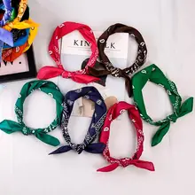 55*55 см хип-хоп хлопковые банданы с узором "огурцы" обертывание головы черный красный белый и т. д. 19 Шарфы разных цветов