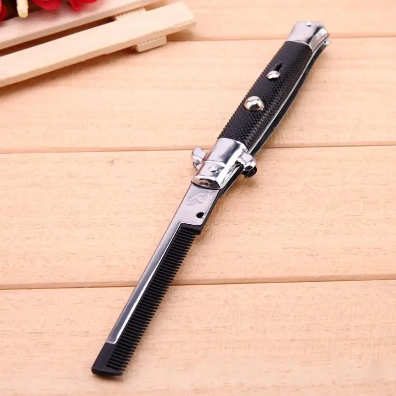 Portable 1pcs Stainless Steel Hair Beauty Folding Beard Hairs Comb Hairstyling Tools Switch Combs For Men Women Portable 1pcs Stainless Steel Hair Beauty Folding Beard Hairs Comb Hairstyling Tools Switch Combs For Men Women