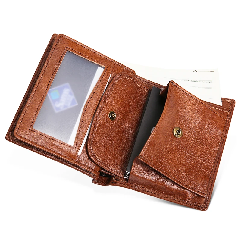 Мужские кошельки RFID из натуральной кожи портмоне мужской кошелек Фирменный