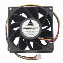 Roulement à billes pour ventilateur de refroidissement CPU, lot de 2 pièces, 9238 92x92x38mm 92mm 9cm 90MM DC 12V 4pin PWM FG