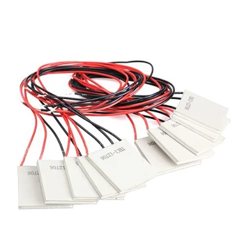 

10Pcs TEC1-12706 Thermoelectric Cooler Heat Sink Cooling Peltier 12V 5.8A