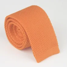 Новая плоская головка 5 см однотонная Вязаная Шерстяная Повседневная модная узкая версия галстук фабричная точка модная повседневная