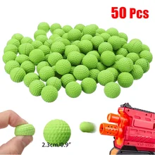 50 шт пулевые шарики, круглые, совместимые для Nerf Rival Apollo, игрушка для заправки, для улицы, веселые спортивные детские игрушки, оружие, подарок