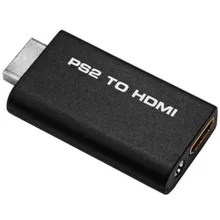 2 HD адаптер ABS PS2 к преобразователь видеосигнала HDMI композитный видео из AV в HDMI Игровые приставки