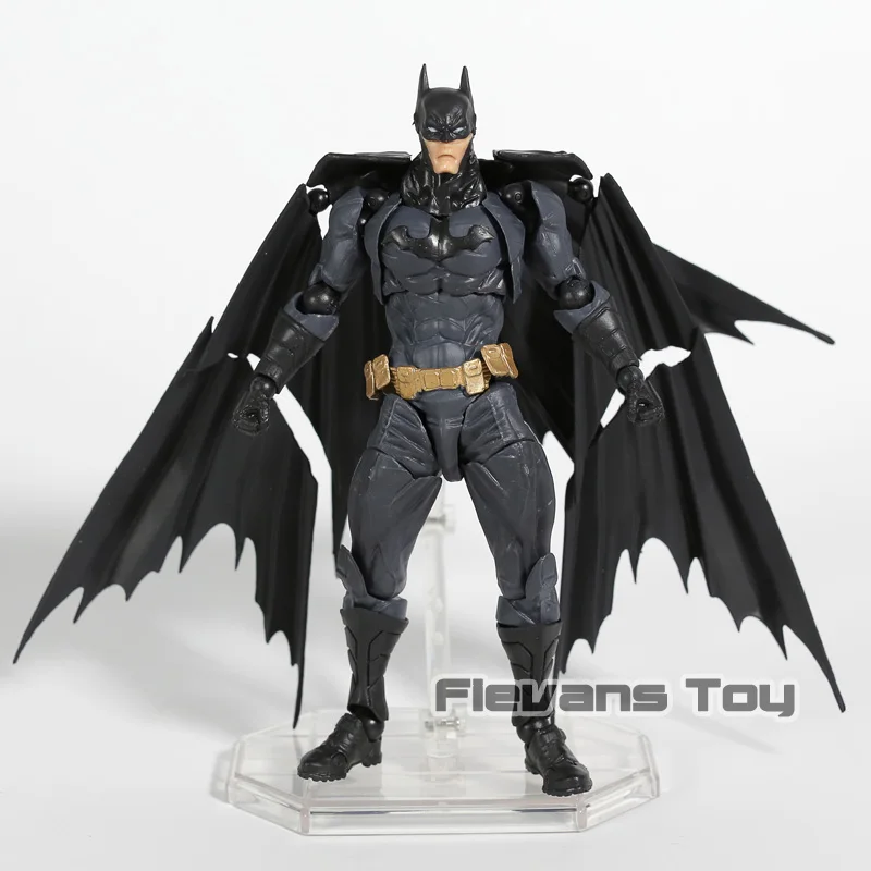  DC Comics Justice League Superhero Revoltech NO.009 Batman Action Figure Collectible Model Toy