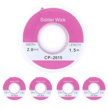 

Desoldering Braid Solder Remover Sucker Flux Wick Cable Wire Solder Wick Remover Pure Oxygen-free Copper Wire