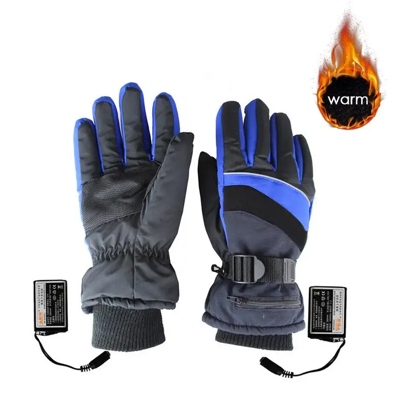 

Electric Rechargeable Heated Gloves Touch Screen Motorcycle Ski Gloves Warm USB Charging Heating Finger Keeping Warm Gloves