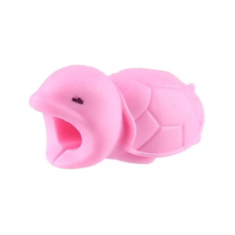 Игрушки в форме животных зажим для кабеля USB кабель передачи данных милая защита