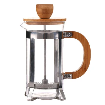 

1 Pc Glass Clear Heat Resistant Pressure Stainless Steel Teapot Coffee Pot for Outdoors Home Office Camping 350/600/800ml