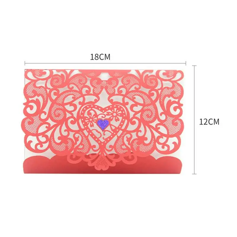 10 шт вырезанные европейские Пригласительные открытки для бизнеса свадебные пригласительные открытки элегантное кружево конверты события