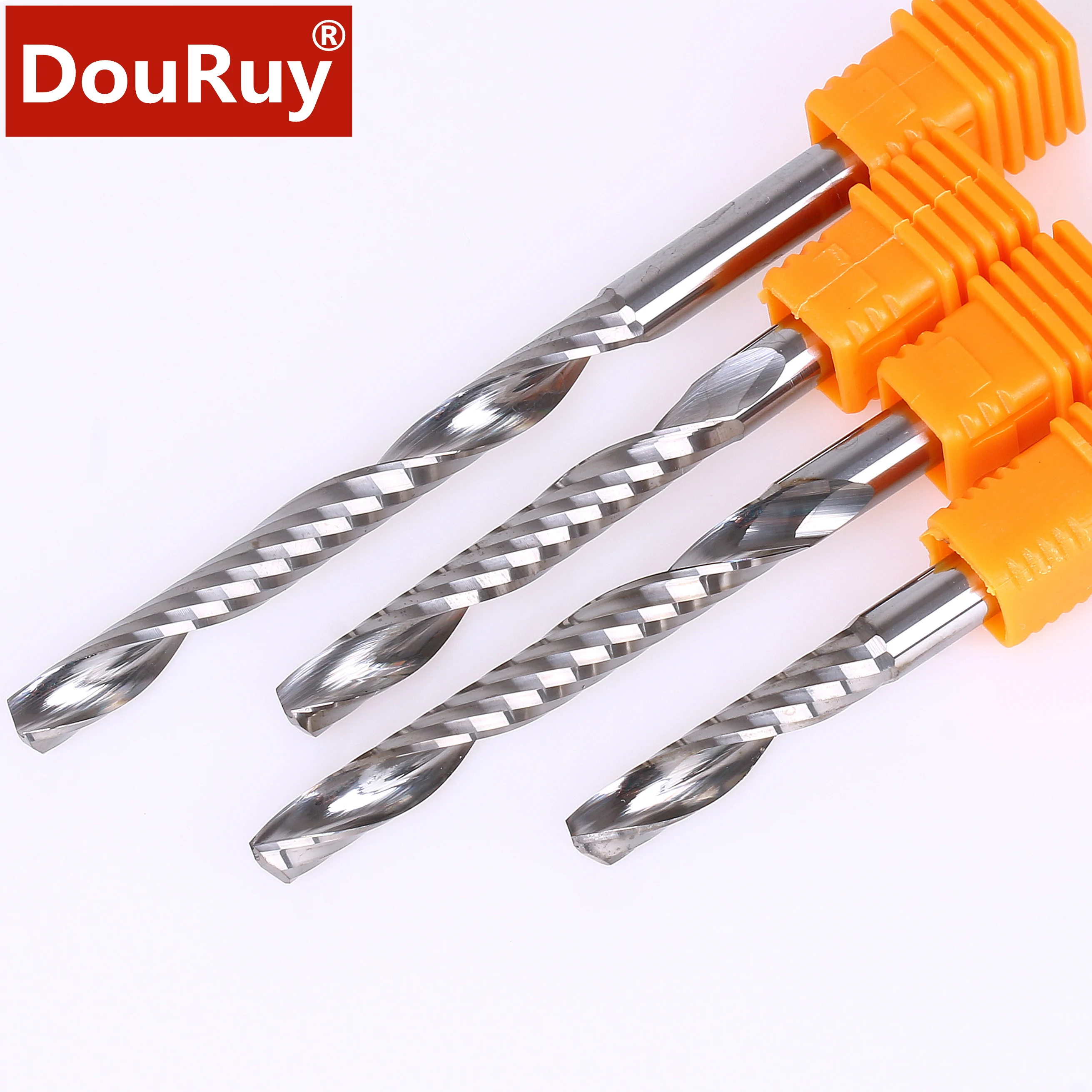 Buy 2PCS shank dia 5mm 6mm 8mm one flute spiral router