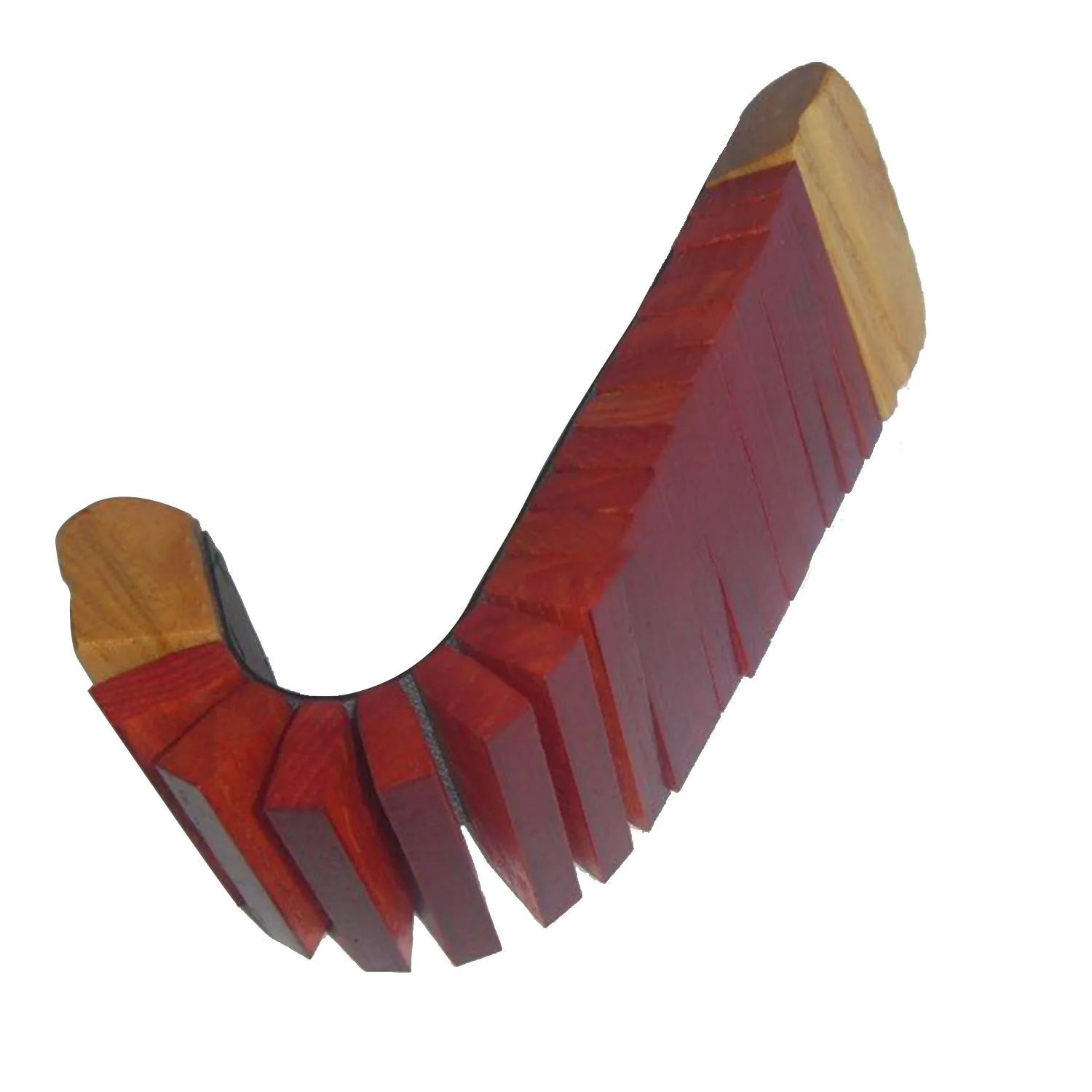 

Orff Rectangle Solid Wood Musical Instrument Clear Sound Hands Play Hitting Toy 17 Plates Learning Kokiriko