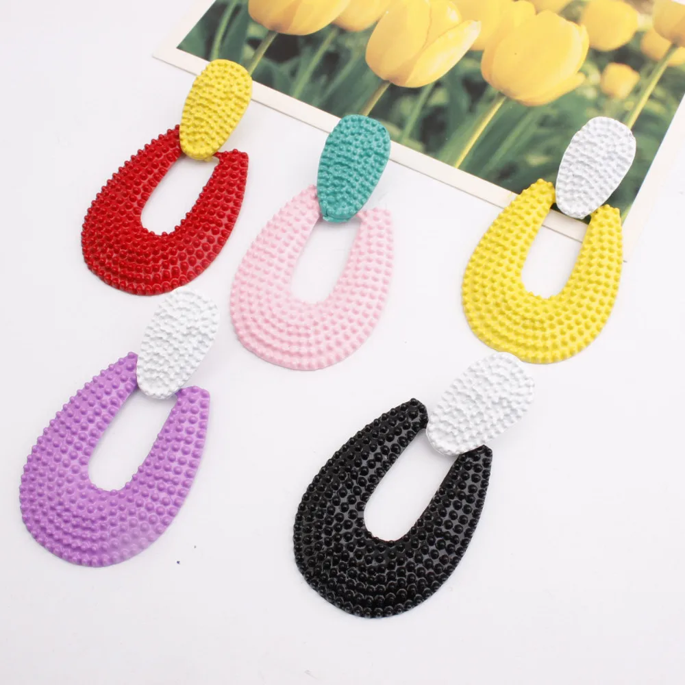 

Luxury Metal Long Big Drop Earrings for Women Girl Fashion Charm Party Exaggerated Vintage Earring Jewelry 2019 Gift oorbellen